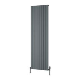 Reina Piatto Single 1800mm x 595mm 4582BTU Anthracite Vertical Designer Radiator