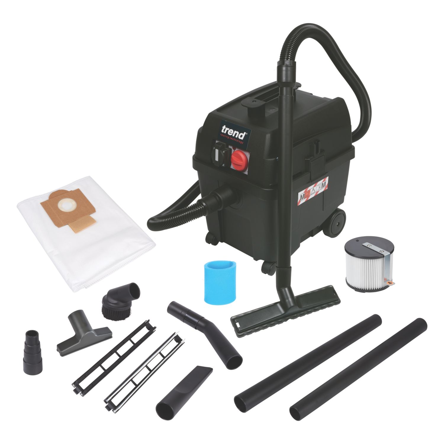 Trend T35A 70Ltr/sec Electric M Class Wet and Dry Dust Extractor 230V (967HF)