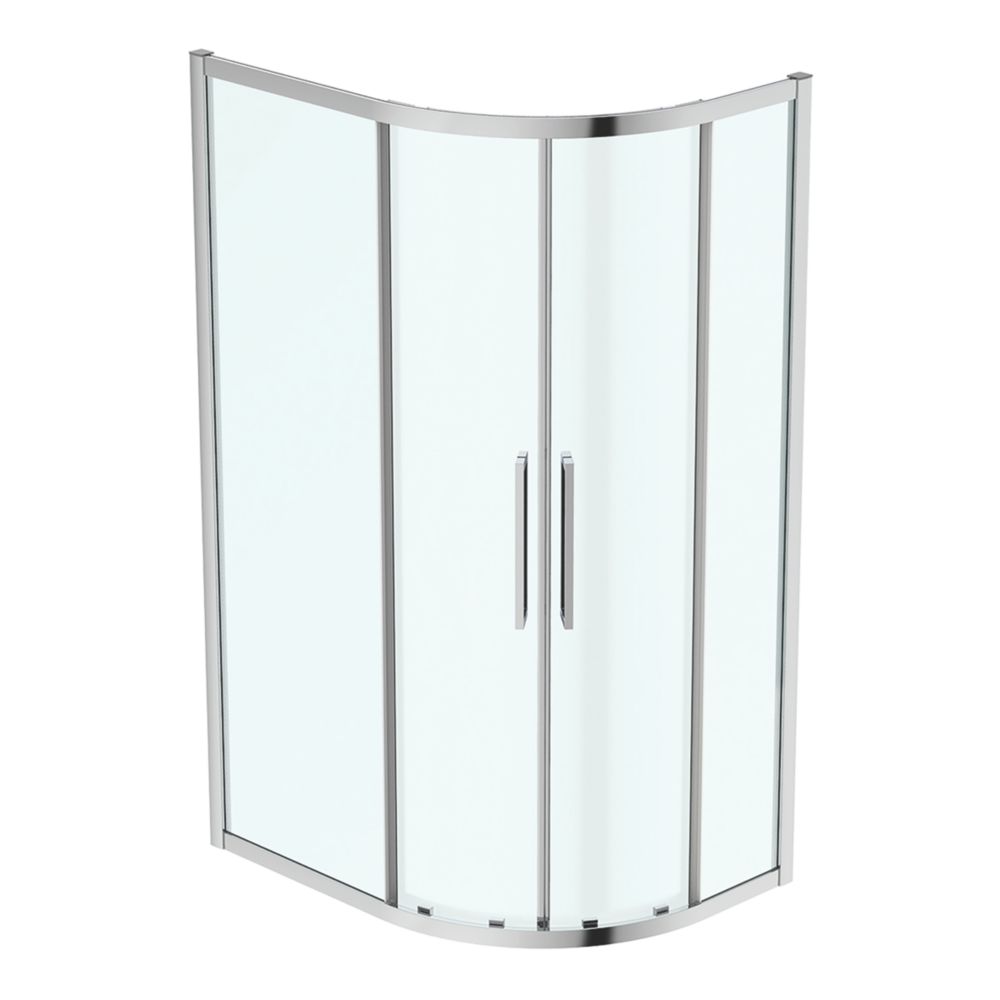 Ideal Standard I.life Semi-Framed Offset Quadrant Shower Enclosure Non-Handed Silver 900mm x 1200mm x 2005mm