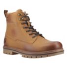 Cotswold Clanfield Size 12  Tan Waterproof Lace & Zip Non Safety Work Boots