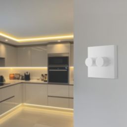 British General 900 Series 2-Gang 2-Way LED Dimmer Switch  White