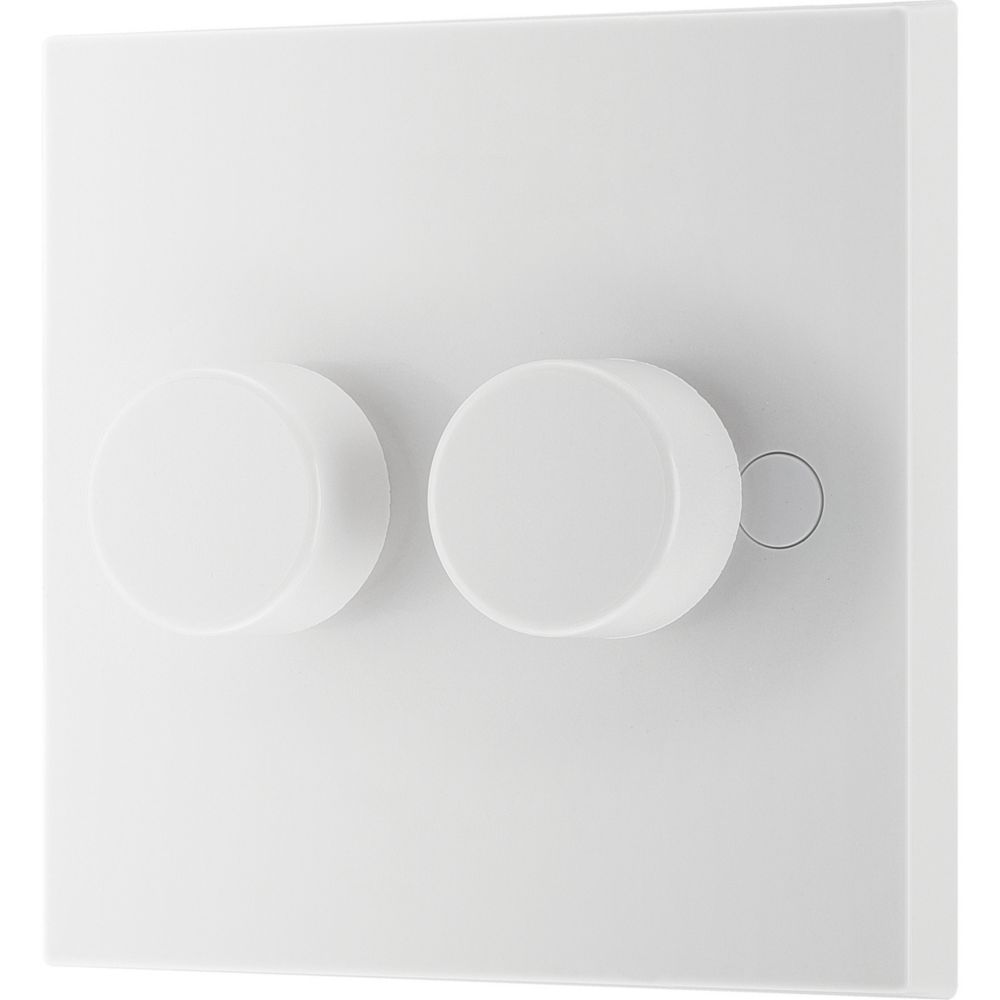 British General 900 Series 2-Gang 2-Way LED Dimmer Switch  White