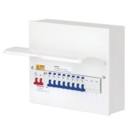 Deta  14-Module 11-Way Populated  Main Switch Consumer Unit with SPD