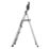 Little Giant Aluminium 1.8m 4 Step Platform Step Ladder With Handrail
