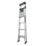 Little Giant Aluminium 1.8m 4 Step Platform Step Ladder With Handrail