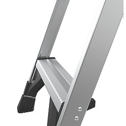 Little Giant Xtra-Lite Plus Aerospace Grade Aluminium 4-Treads Platform Stepladder With Handrail 1.1m