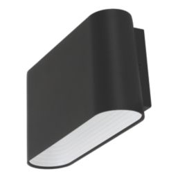 Lexco Caroli Outdoor LED Wall Light Black 23W 3500lm