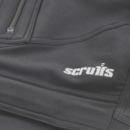 Scruffs Tech Holster Stretch Work Trousers Black 38" W 32" L