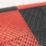 Swisstrax Ribtrax Pro Interlocking Floor Tiles Racing Red 19mm 25 Pack