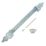 GateMate Gate Return Spring Silver 340mm