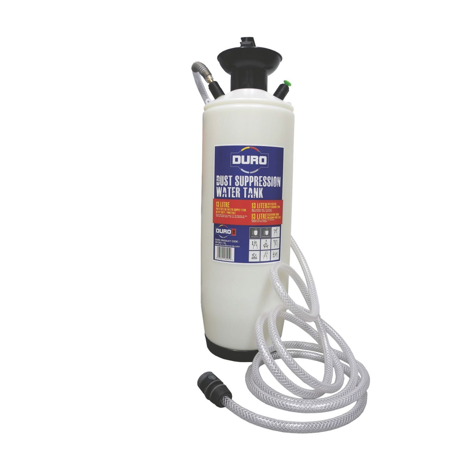 Duro 13Ltr Dust Suppression Water Tank (9682P)