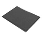 COBA Vyna-Plush Entrance Mat Black/Steel 1200mm x 900mm x 7mm