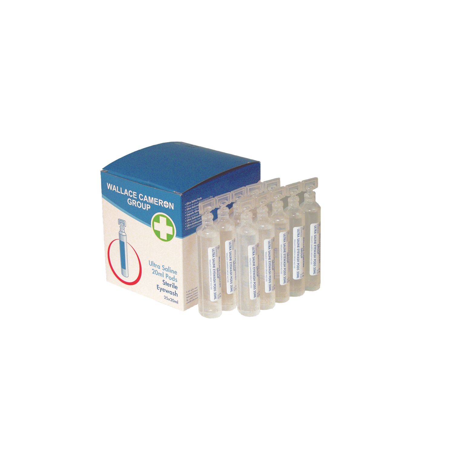 Wallace Cameron Astroplast Eyewash Salinepods 25 Pack (96891)