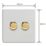 Varilight V-Pro 2-Gang 2-Way LED Dimmer Switch  Paintable with Colour-Matched Inserts