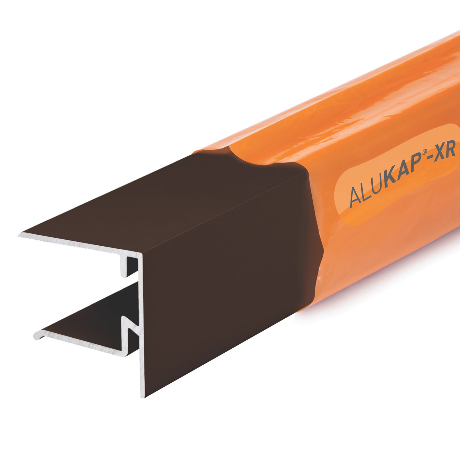 ALUKAP-XR Brown 25mm Sheet End Stop Bar 4800mm x 40mm (968FH)