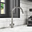 Clearwater Elegance Dual-Lever Monobloc Tap Brushed Nickel PVD