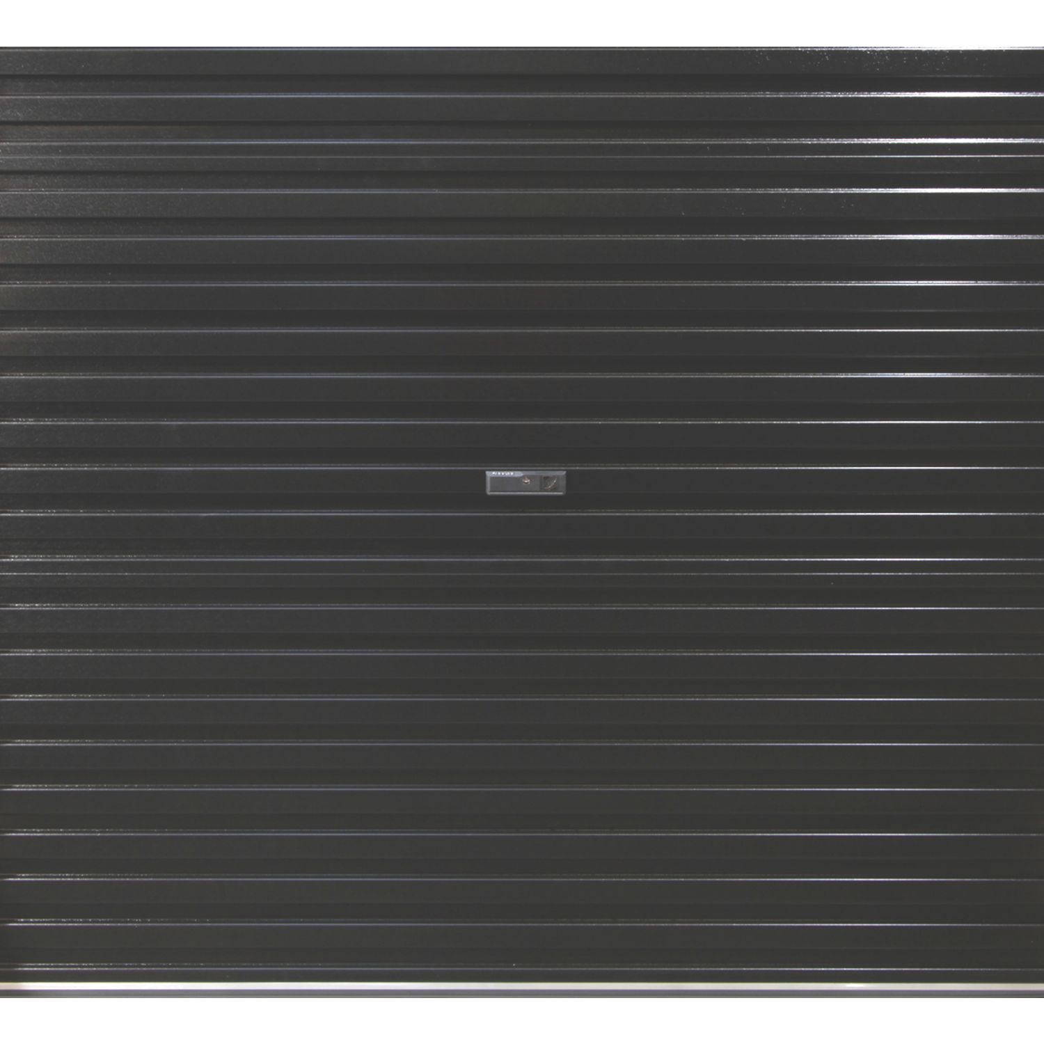 Gliderol 14' 3" x 7' Non-Insulated Steel Roller Garage Door Black (968FR)
