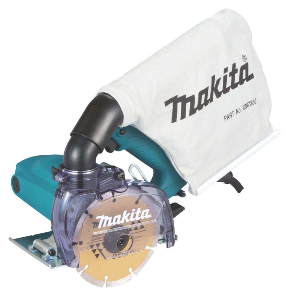 Makita 4100KB 1 125mm Electric Dustless Stone Cutter 110V Screwfix