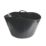 Red Gorilla  Polyethylene Tub Black 75Ltr