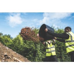 Red Gorilla  Polyethylene Tub Black 75Ltr