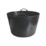 Red Gorilla  Polyethylene Tub Black 75Ltr