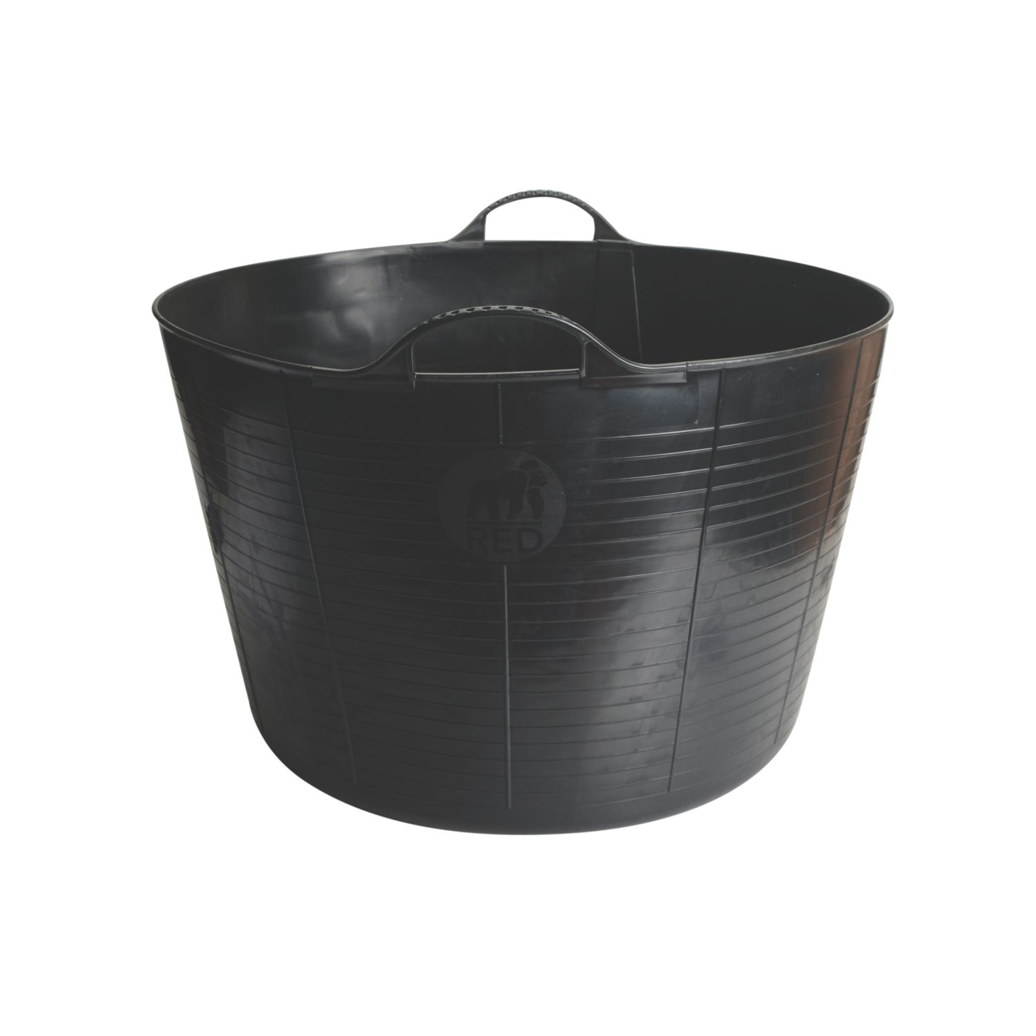 Red Gorilla Polyethylene Tub Black 75Ltr (968HL)