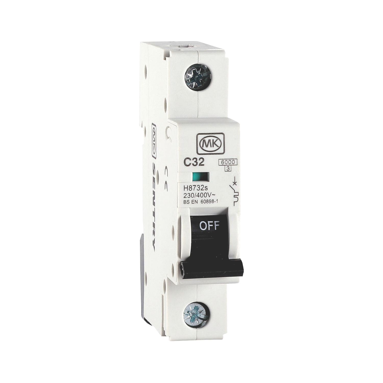 MK Sentry 32A SP C Curve MCB (968KP)