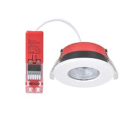 Lexco Tania Fixed  Fire Rated LED Downlight White 6W 600lm