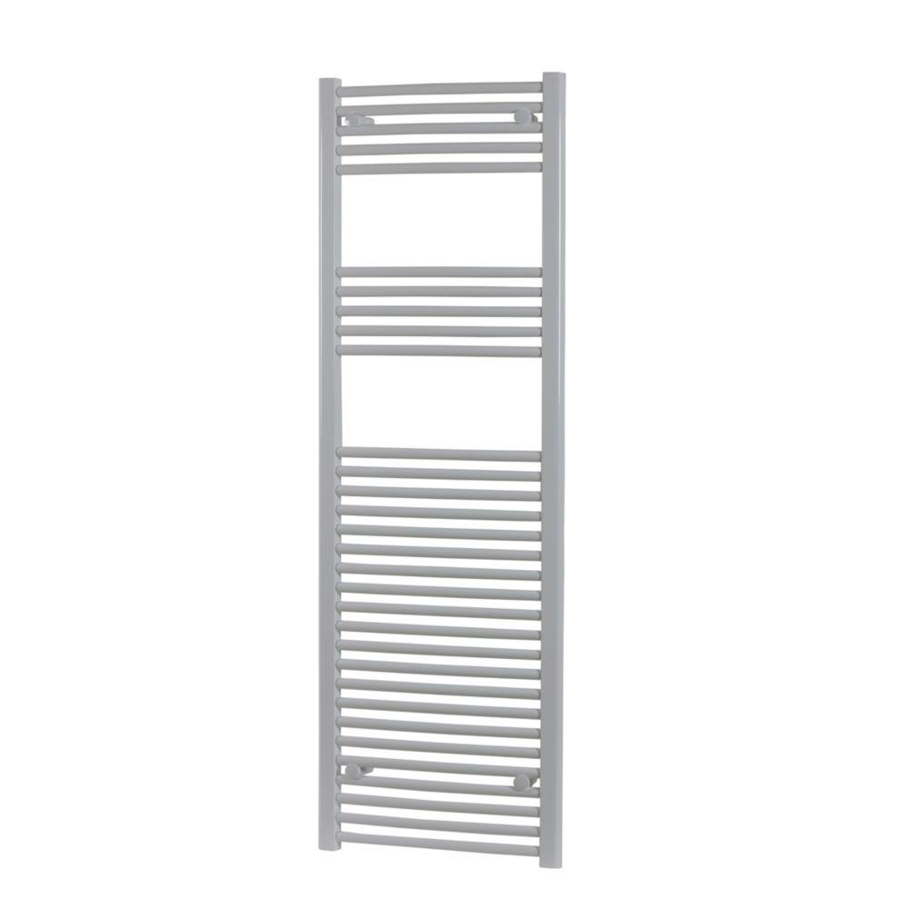 Flomasta 1600mm x 600mm 2781BTU White Curved Towel Radiator - Screwfix