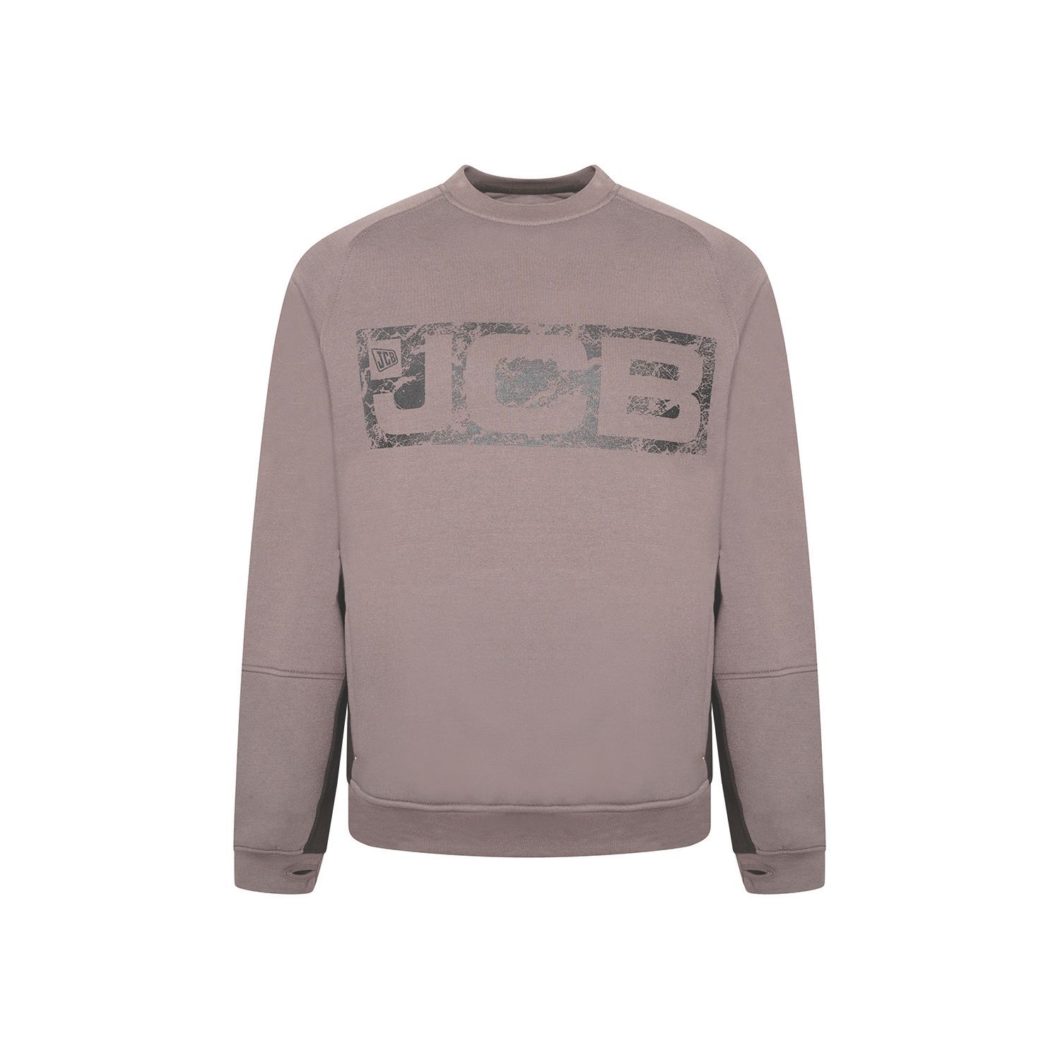 JCB Trade Crew Sweatshirt Grey 2X Large 50-52" Chest (968RX)