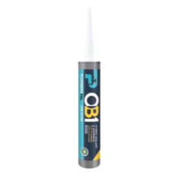 OB1 PlumbersPal  Sanitary Sealant & Adhesive White 290ml