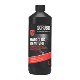 Scrubb   Hair Clog Remover Drain Unblocker for Baths, Sinks & Showers 1Ltr