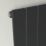 Ximax Oceanus 1500mm x 595mm 3280BTU Black Vertical Designer Radiator
