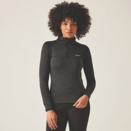 Regatta Yonder Womens Fleeces Black Size 12