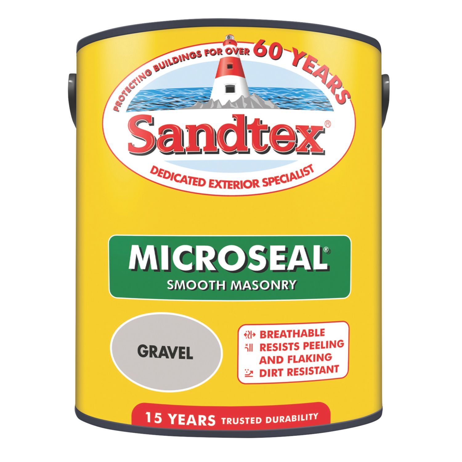 Sandtex 5Ltr Smooth Gravel Masonry Paint (9691G)
