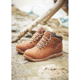 Site Meteorite Sundance Size 10  Brown Waterproof Steel Toe Cap Safety Boots