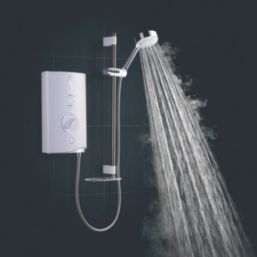 Mira Sport Max with Airboost White 9kW  Manual Electric Shower