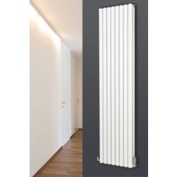 Ximax Fortuna 1800mm x 236mm 2369BTU White Vertical Designer Radiator