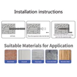 Easyfix  Nylon Wall Plugs 6mm x 30mm 100 Pack