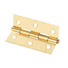 Electro Brass  Steel Loose Pin Hinges 76mm x 29mm 2 Pack