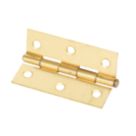 Electro Brass  Steel Loose Pin Hinges 76mm x 29mm 2 Pack