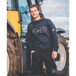 JCB Horton Hoodie Navy / Black Large 42-44" Chest