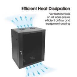 Labgear 15U Wall-Mounted Network Cabinet 600mm x 770mm