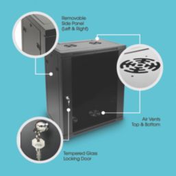 Labgear 15U Wall-Mounted Network Cabinet 600mm x 770mm