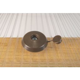 Radmat Building Materials  Polycarbonate Fixings Brown 10mm x 40mm 50 Pack