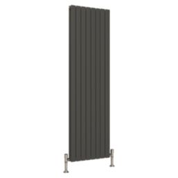 Reina Harley Double 1800mm x 560mm 5548BTU Anthracite Vertical Designer Radiator