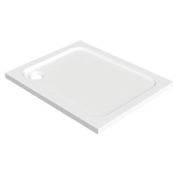 Essentials Rome Rectangular Shower Tray Gloss 1000mm x 760mm x 45mm