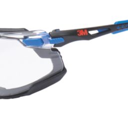 3M Solus 1000 Clear Lens Safety Specs Blue / Black