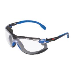 3M Solus 1000 Clear Lens Safety Specs Blue / Black