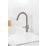 Clearwater Topaz J-Spout Monobloc Mixer Tap Brushed Nickel PVD